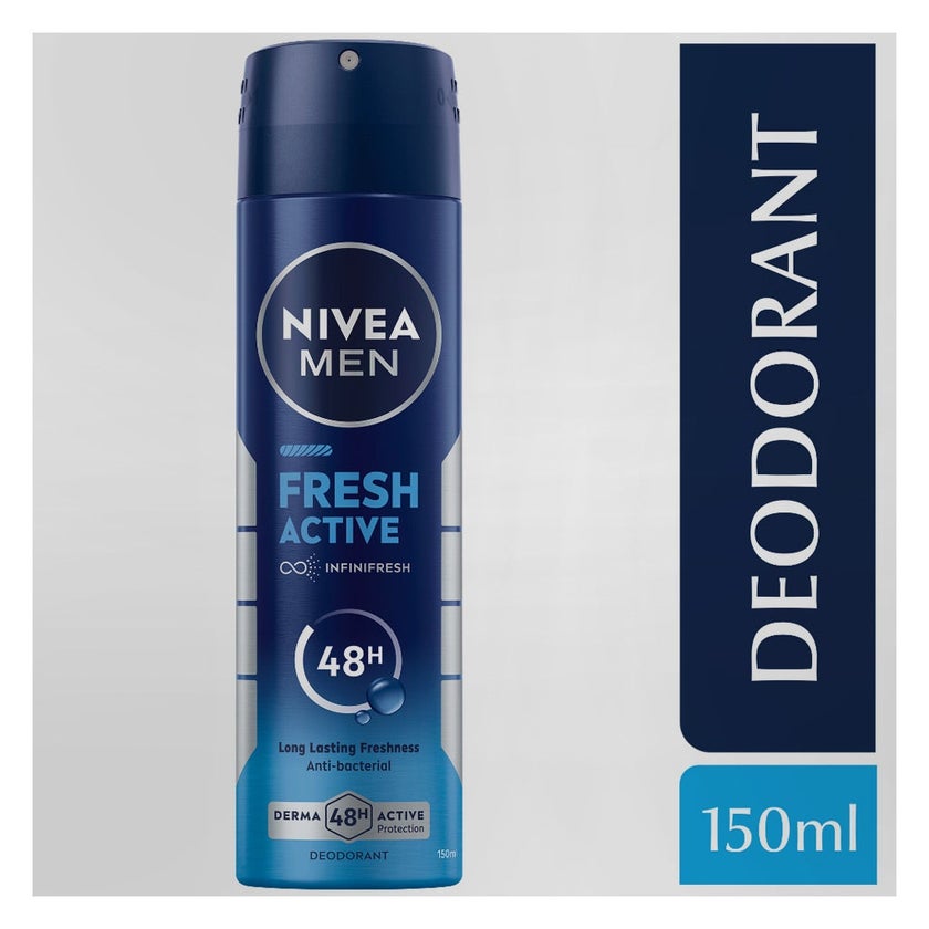 Nivea Men Fresh Active Infinifresh 48H Deodorant Spray 150ml