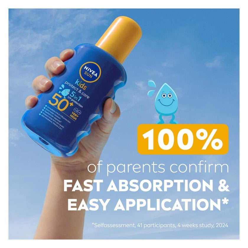 Nivea Sun Protect & Care SPF50+ Kids Sun Spray 200ml