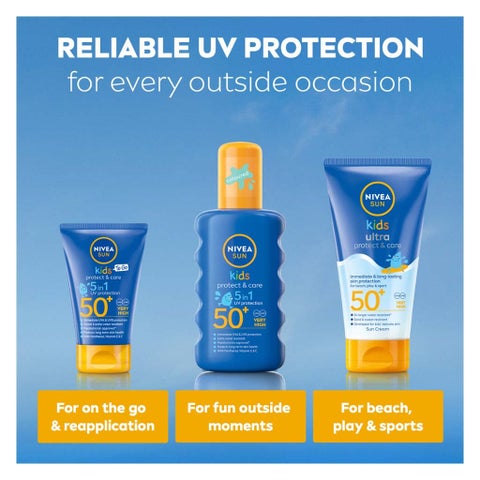 Nivea Sun Protect & Care SPF50+ Kids Sun Spray - 200ml