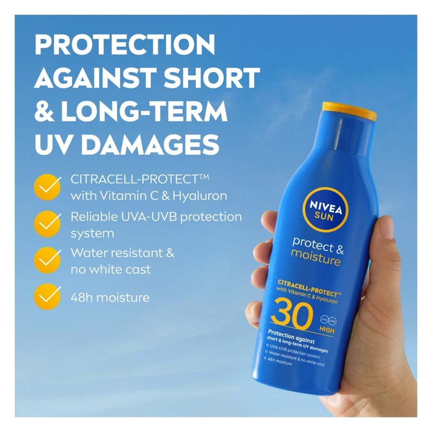 Nivea Sun Protect & Moisture SPF30 Sunscreen Lotion 200ml