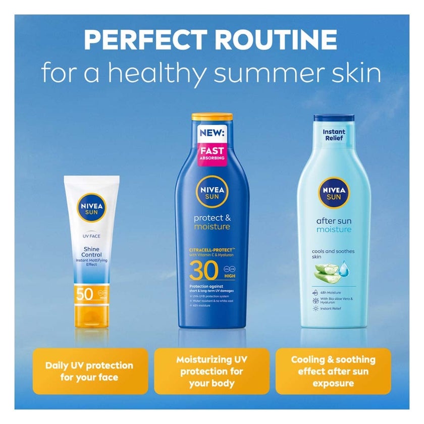 Nivea Sun Protect & Moisture SPF30 Sunscreen Lotion 200ml
