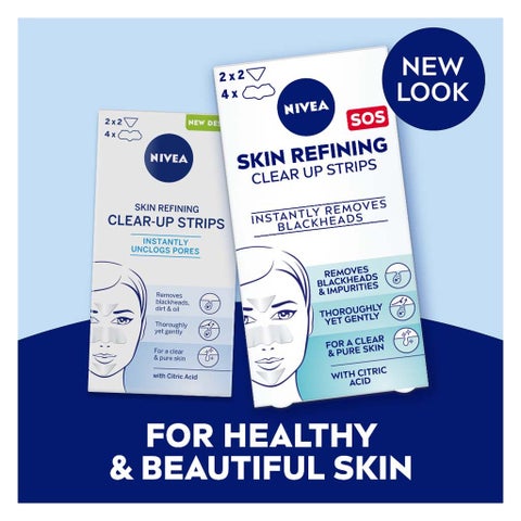 Nivea Skin Refining Blackheads Removal Strips, Pack of 6’s