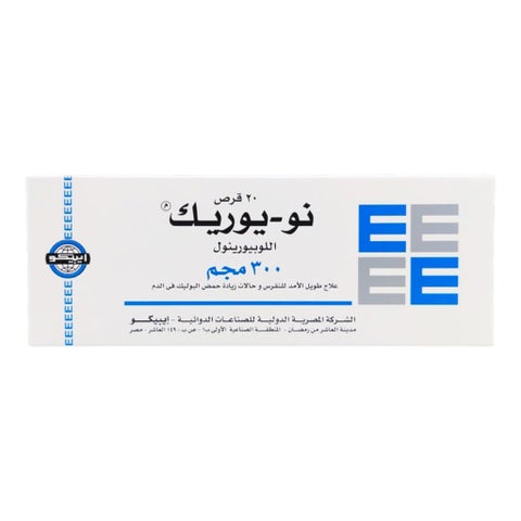No Uric 300mg Tablets, Pack of 20's