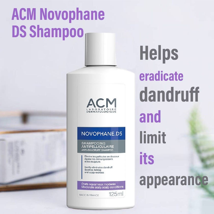 ACM Novophane DS Anti-Dandruff Shampoo For Scaly Scalp 125ml