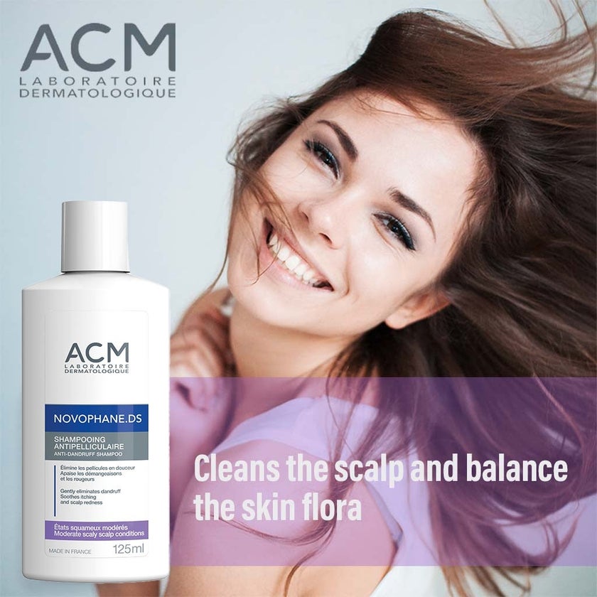 ACM Novophane DS Anti-Dandruff Shampoo For Scaly Scalp 125ml