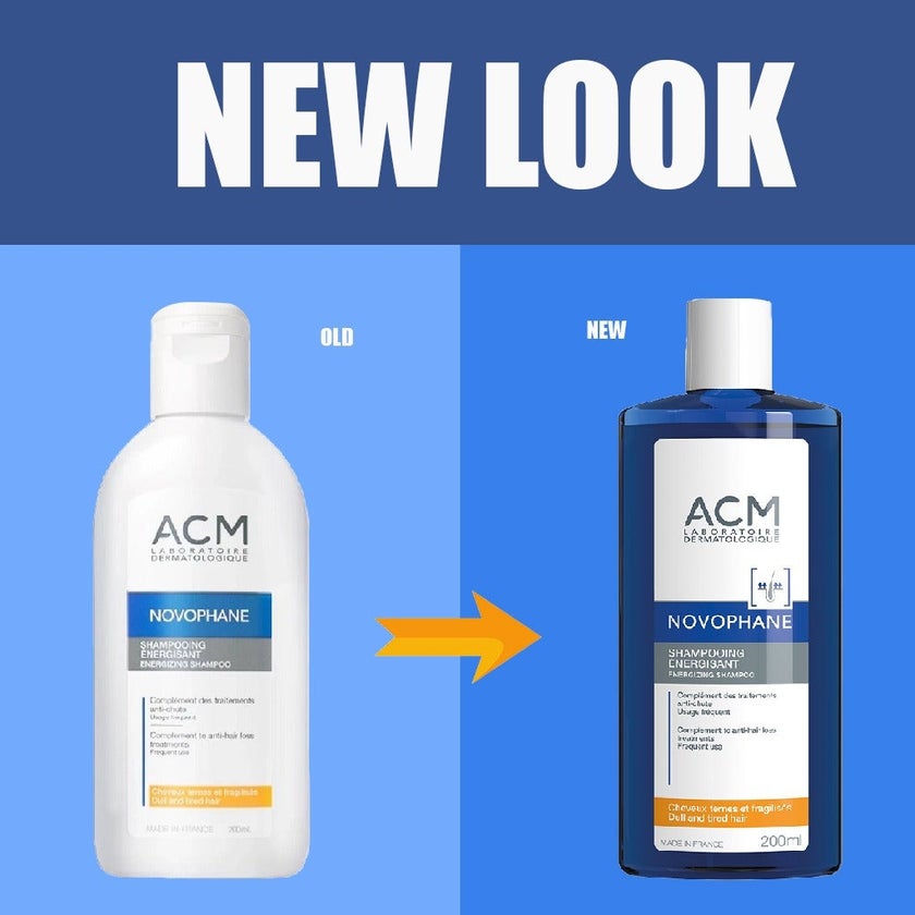 ACM Novophane Energizing Shampoo For Damaged, Dull & Weakened Hair 200ml