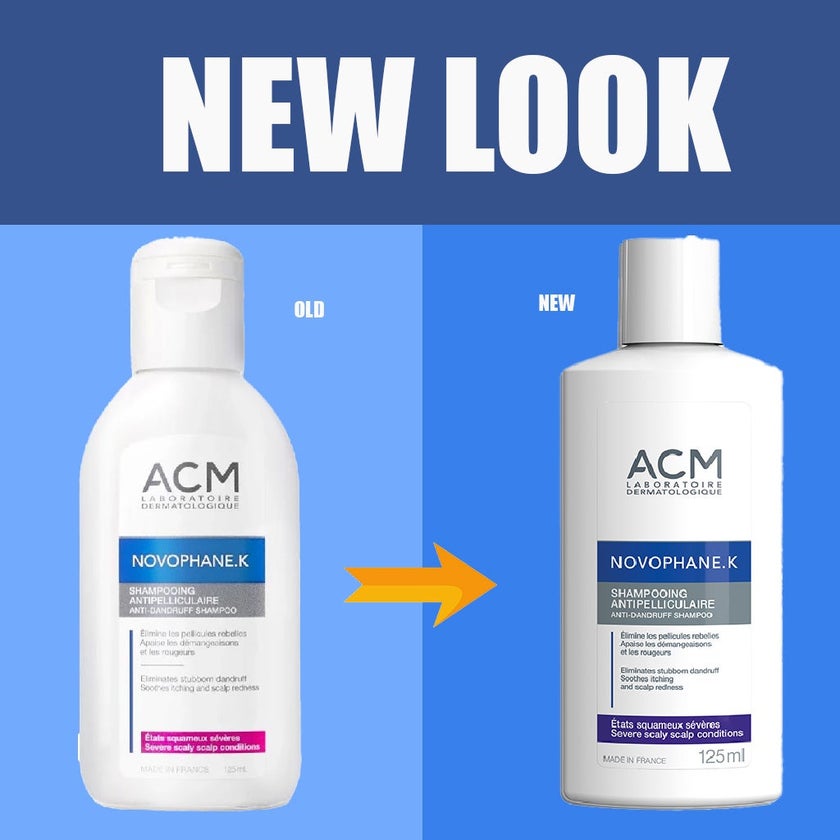 ACM Novophane K Anti-Dandruff Shampoo For Severe Scaly Scalp 125ml