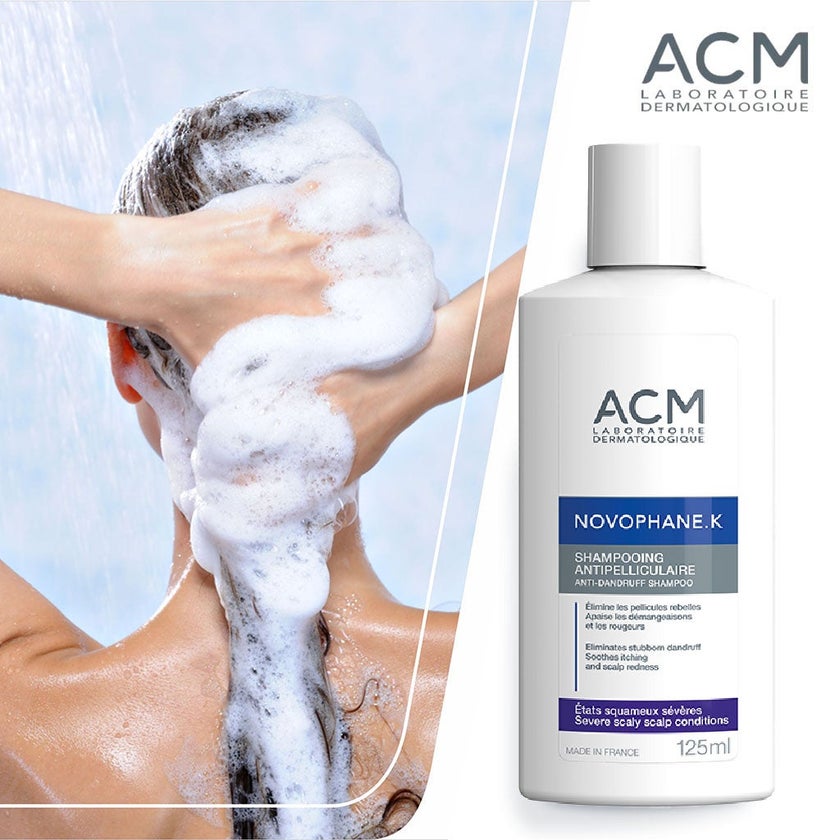 ACM Novophane K Anti-Dandruff Shampoo For Severe Scaly Scalp 125ml