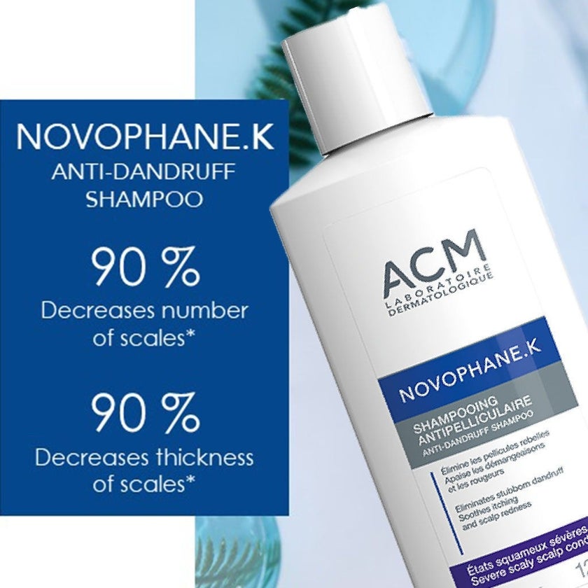 ACM Novophane K Anti-Dandruff Shampoo For Severe Scaly Scalp 125ml