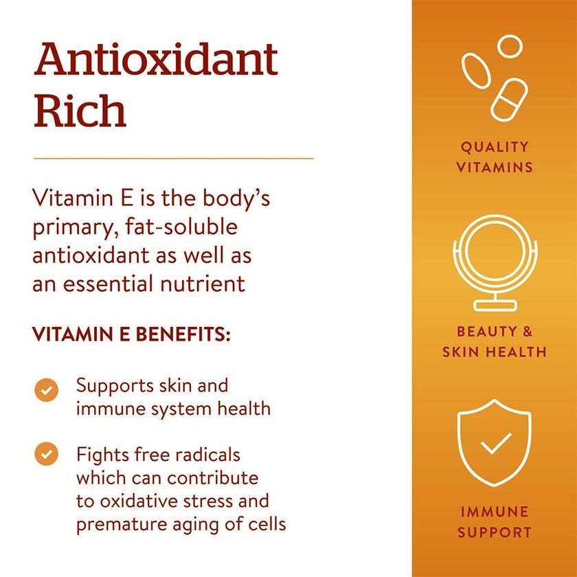 Now Vitamin E Liquid Drops, Plant Derived, For Antioxidant Support 30ml