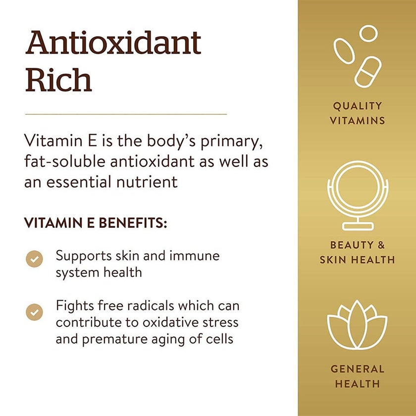 Now E-400 Vitamin E Softgels, Pack of 50's