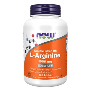 Now Double Strength L-Arginine 1000mg Tablets, Pack of 120's