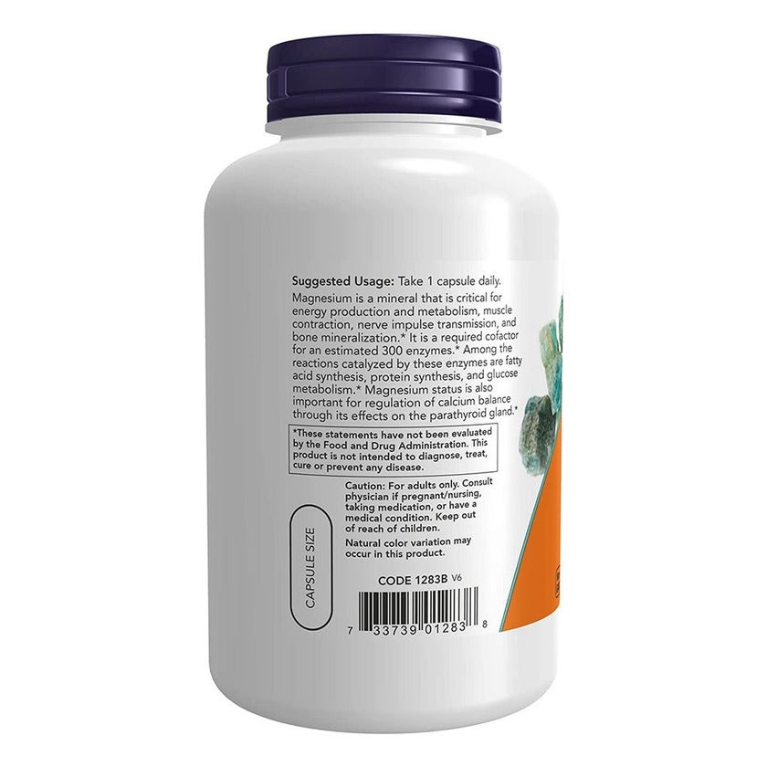 Now Magnesium 400mg Capsules, Pack of 180's