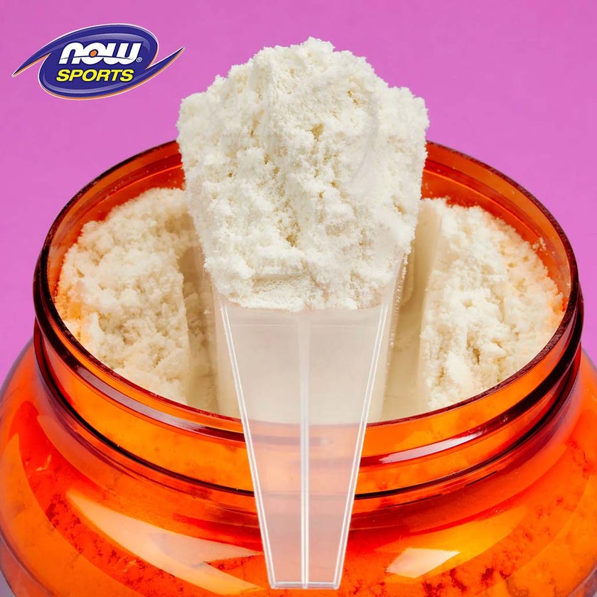 Now Sports Whey Protein Powder With BCAA's & Added Glutamine, Vanilla 2lbs.