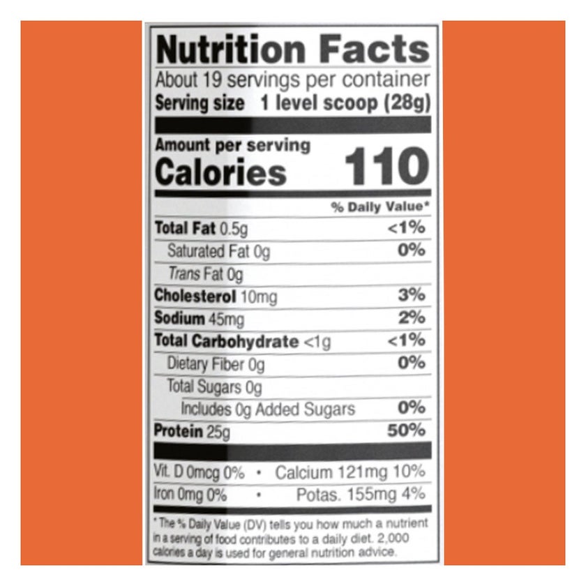 Now Whey Protein Isolate Protein Powder With BCAAs 1.2lbs