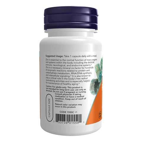 Now Zinc Picolinate 50mg Capsules, Pack of 60's