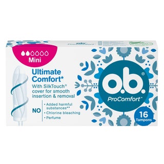 OB ProComfort Mini Tampons, Pack of 16's