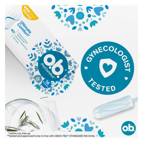 OB ProComfort Normal Tampons, Pack of 16's