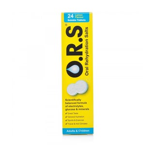 ORS Lemon Soluble Tablets, Pack of 24's