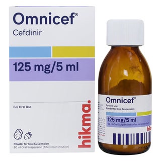Omnicef 125mg/5ml Oral Suspension 80ml