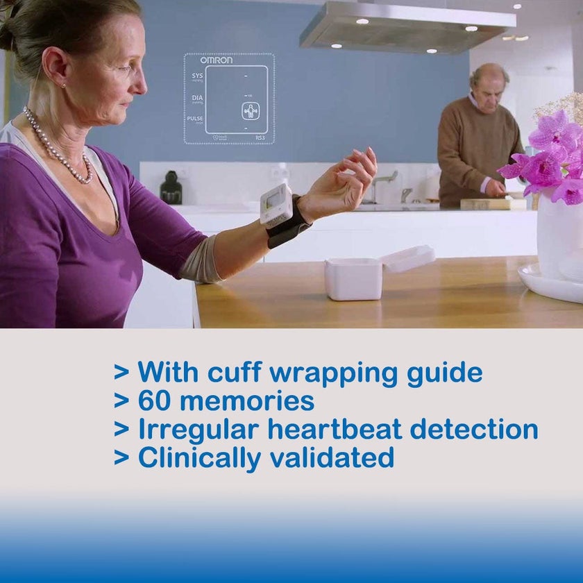 Omron RS3 Wrist Blood Pressure Monitor