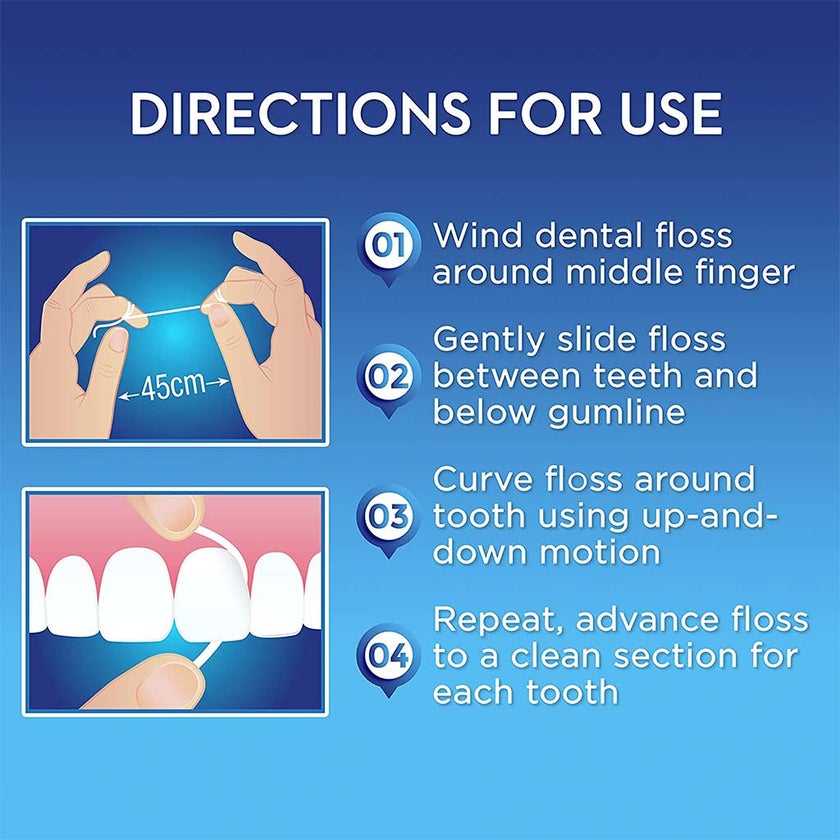 Oral-B Essential Floss Unwaxed For Cavity Defence 50 m