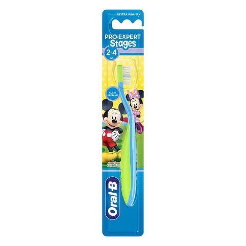 Oral-B Pro-Expert Stages 2-4 Years Kids Disney Mickey Mouse Toothbrush