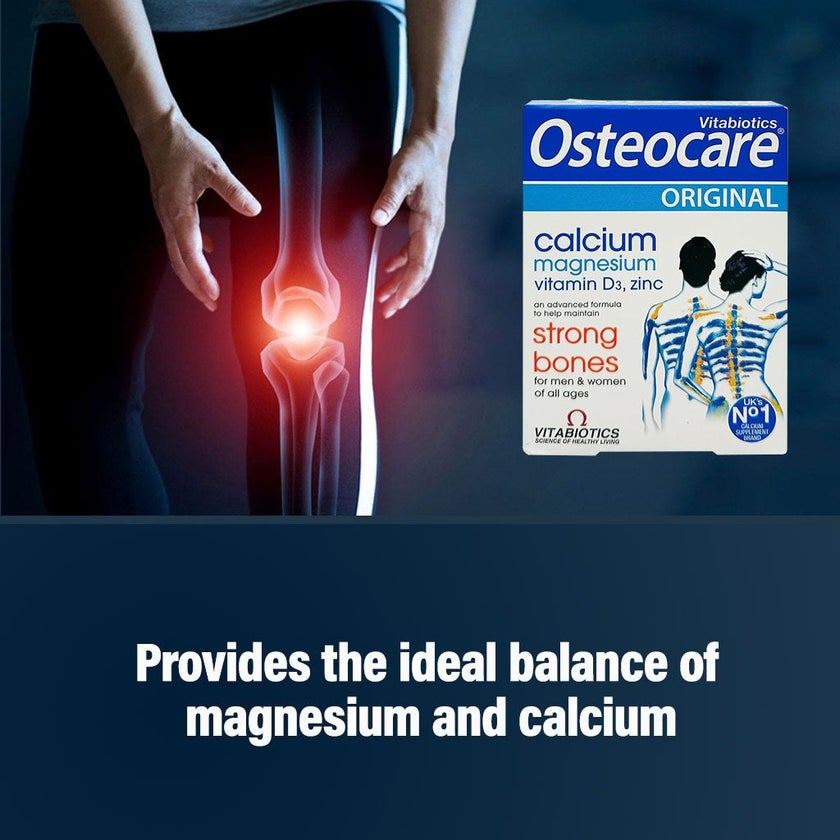 Vitabiotics Osteocare Calcium & Vitamin D Tablets, Pack of 30’s