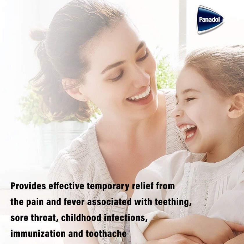 Pct Elixir Panadol Children's Paracetamol Elixir 240mg/5ml, For Fever And Pain ...