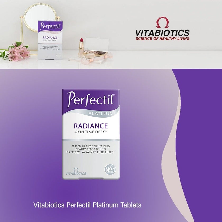Vitabiotics Perfectil Platinum Radiance Tablets, Pack of 60's