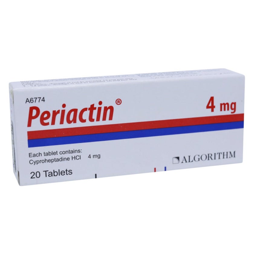 Pericain Periactin 4mg Tablets, Pack of 20's - myAster