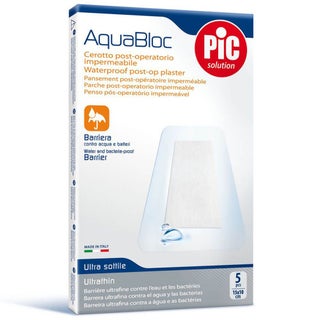 Pic Aquabloc Waterproof Post-Op Plasters 15 x 10cm, Pack of 5's