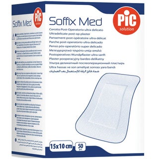 Pic Soffix Med Plaster 15cm X 10cm, Pack of 50's