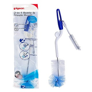 Pigeon 2 In 1 Bottle & Nipple Brush 04550