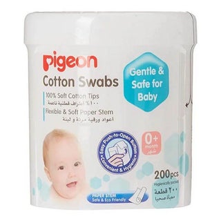 Pigeon Cotton Swabs Thin, Pack of 200's - 10871