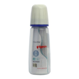 Pigeon KPP Standard Neck Plastic Feeding Bottle with White Cap 200ml