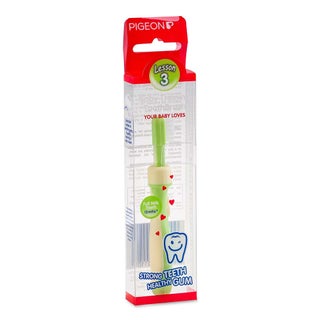 Pigeon Lesson 3 Green Training Toothbrush