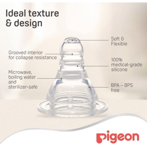 Pigeon S-Type Nipple Small, Pack of 2's - 17338