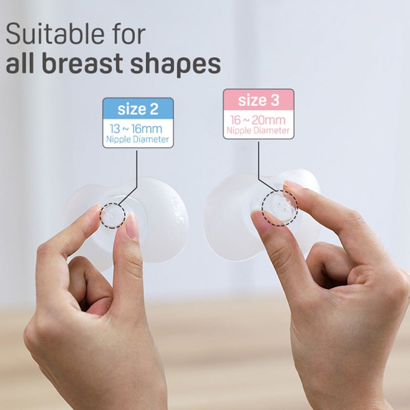 Pigeon Natural Feel Nipple Shield With Case, Size 2: 13 To 16mm, Pack of 2's