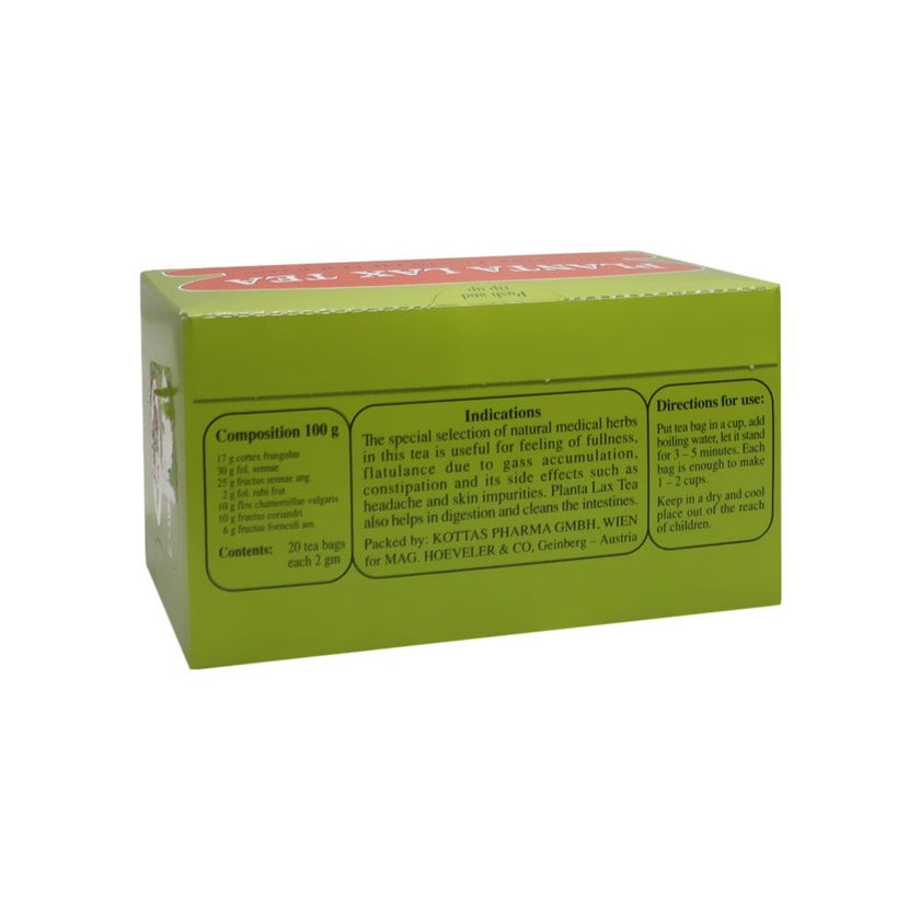 Planta Lax Tea Bags, Pack of 20's