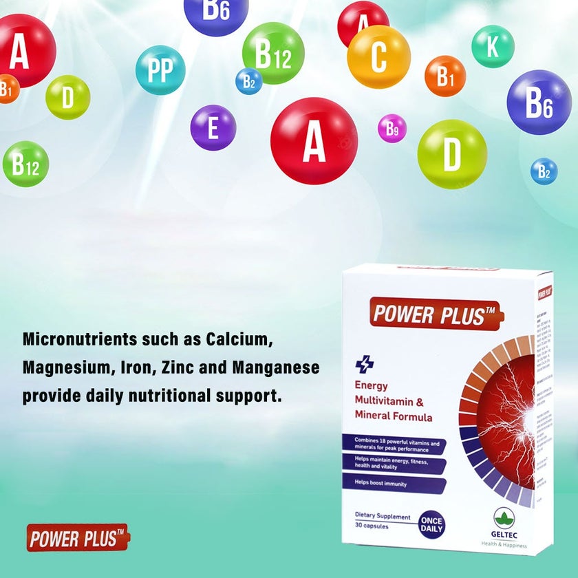 Prescriptives Power Plus Energy Multivitamins & Minerals Capsules, Pack of 30's