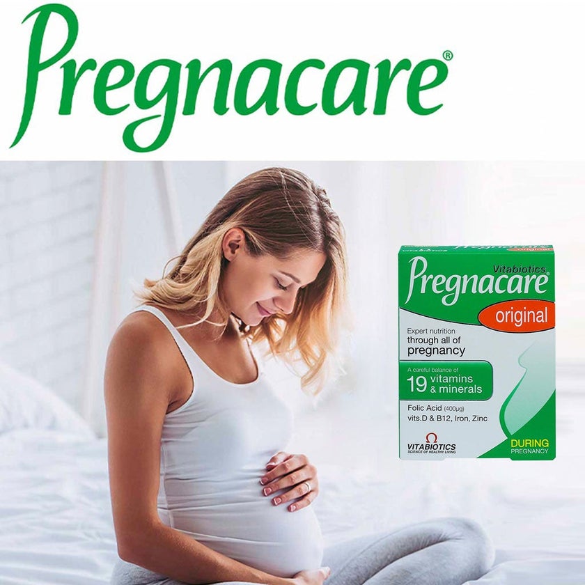 Vitabiotics Pregnacare Original Pregnancy Supplement Tablets With Folic Acid & Iron, Pack of 30's