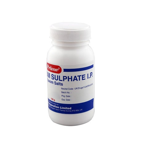 Prime Magnesium Sulphate I.P. Epsom Salt 100g
