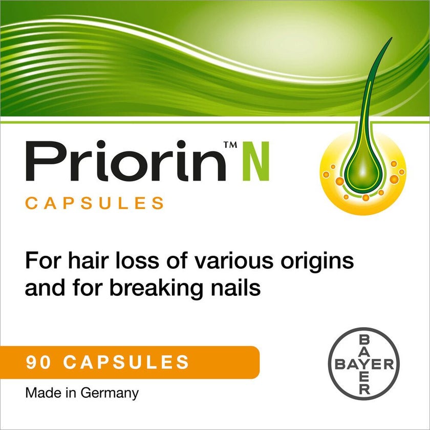 Priorin N Hair Loss Supplement Capsules, Pack of 90's