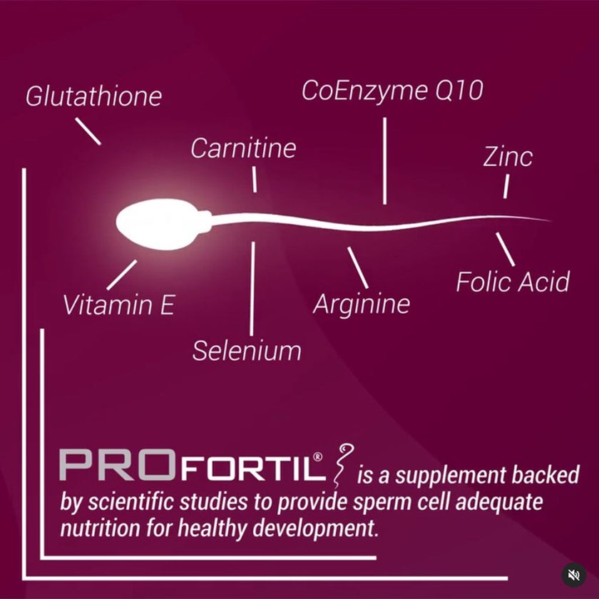 Profertil Male Fertility Supplement Capsule, Pack of 60's