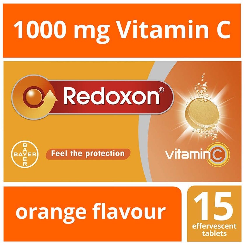 Redoxon Vitamin C Effervescent tablets, Pack of 15's