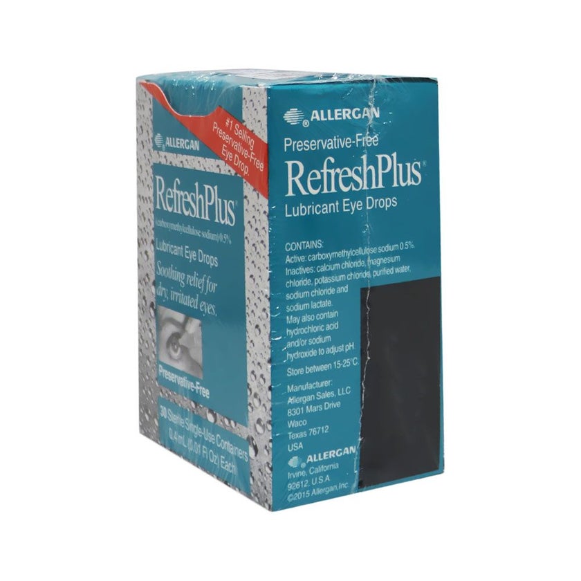 Refresh Plus 0.5% Eye Drops 0.4ml, Pack of 30's
