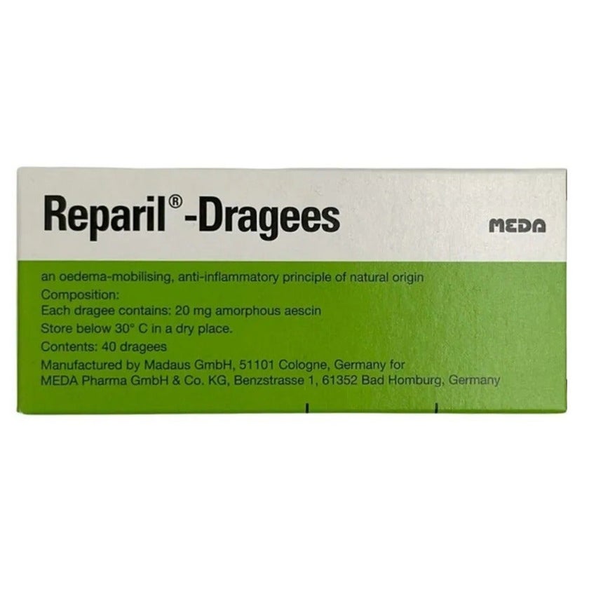 Reparil Content Buy Reparil 20mg Tablets 40 Pack Swelling Relief | myAster