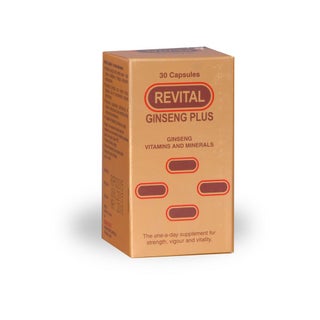 Revital Adult Multivitamin Supplement Capsules With Ginseng, Pack of 30's