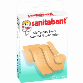 Sanitabant Assorted First Aid Strips, Pack of 20's